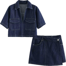 Load image into Gallery viewer, Denim Girl set
